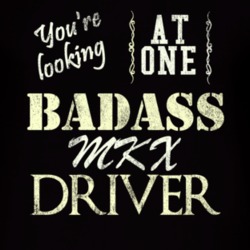 You Are Looking At One Badass Lincoln Mkx Driver Distressed Look Dark 