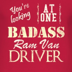 You Are Looking At One Badass Dodge Ram Van Driver Distressed Look Dar