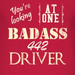 You Are Looking At One Badass Oldsmobile 442 Driver Distressed Look Da