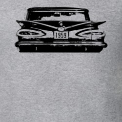 1959 El Camino Rear View Faded Look Light T Shirt