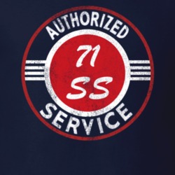 1971 Chevelle SS Authorized Service Distressed Look T Shirt
