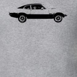 1970 Maverick Grabber Side View Faded Look Light T Shirt