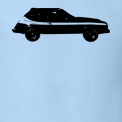 1977 AMC Gremlin X Side View Faded Look Light T Shirt