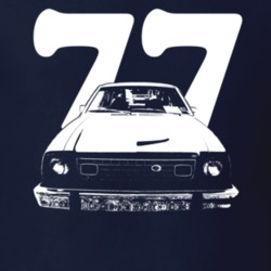 1977 AMC Gremlin X Grill With Year Dark T Shirt