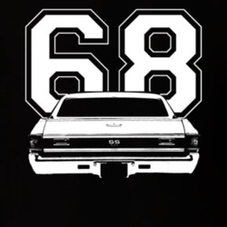 1968 El Camino Rear View With Year T Shirt