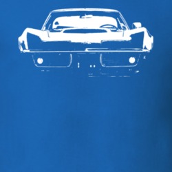 1969 Corvette Stingray Grill View Dark T Shirt