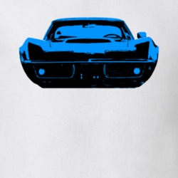 1969 Corvette Stingray Grill Two Tone T Shirt