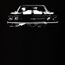 1972 Chevy El Camino Grill Dark T Shirt