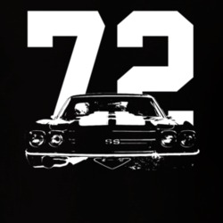 1972 Chevy El Camino Grill Dark Shirt With Year