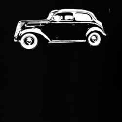 1937 Model 78 Humpback Sedan  White Graphic Dark T Shirt
