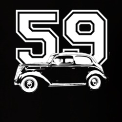 1937 Model 78 Humpback Sedan White Graphic With Year Dark T Shirt