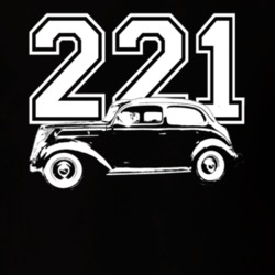 1959 Country Squire Wagon White Graphic With Engine Size Dark T Shirt