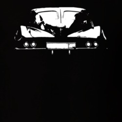 1963 Corvette Split Window Rear View Dark Shirt