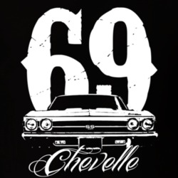 1969 Chevelle Grill With Year and Model Tee T Shirt