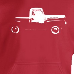 1952 Mercury Truck Side View Dark Shirt