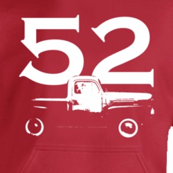 1952 Mercury Truck Side With Year Dark Shirt