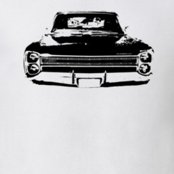 1968 Plymouth Fury Grill View Black Graphic T Shirt