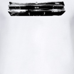 1970 Chevy Nova Ss Rear View Dark Graphic Light T Shirt