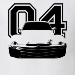 2004 CHEVY SSR Grill View Black Graphic With Year Light T Shirt