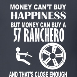 1957 Ranchero Happiness Dark T Shirt