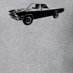 1968 Chevy El Camino Side View Light T Shirt