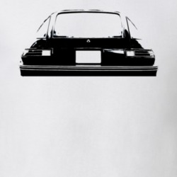 1978 AMC Pacer Rear View Black Graphic Light T Shirt