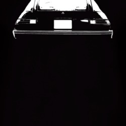 1978 AMC Pacer Rear View White Graphic Dark T Shirt