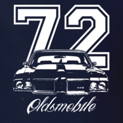 1972 Oldsmobile 442 Grill Year and Model T Shirt