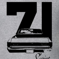 1971 GMC Sprint Rear View With Model and Year Shirt