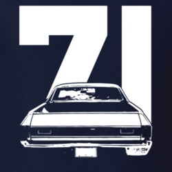 1971 GMC Sprint Rear With Year Navy Shirt