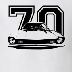 1970  MAVERICK GRABBER Grill View With Year Light Shirt