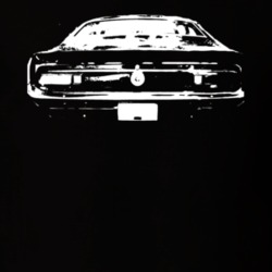 1971  MAVERICK GRABBER Rear View Dark Shirt