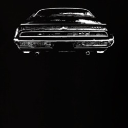 1971  TORINO GT Rear View Dark T Shirt