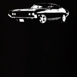 1971  TORINO GT Side View Dark Shirt