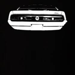 1972  MAVERICK GRABBER Rear View Dark Shirt