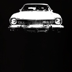 1974  MAVERICK GRABBER Grill View Dark Shirt