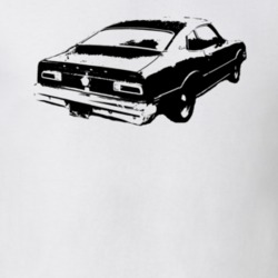 1974  MAVERICK GRABBER Rear View Light Shirt 2
