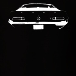 1975  MAVERICK GRABBER Rear View Dark Shirt