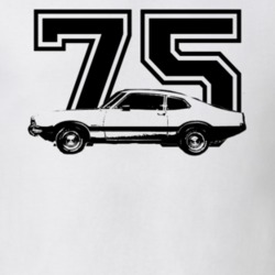 1975  MAVERICK GRABBER Side View With Year Light Shirt