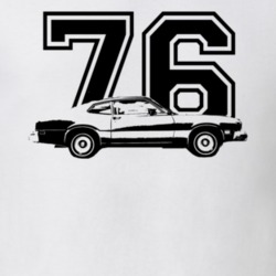 1976  MAVERICK GRABBER Side View With Year Light Shirt