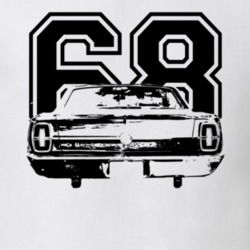 1968  TORINO GT Rear View With Year Light Shirt