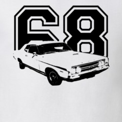 1968  TORINO GT Side View With Year Light Shirt