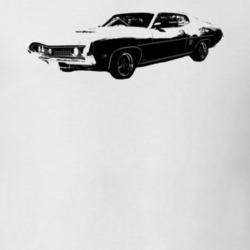1970  TORINO COBRA Side View Light Shirt