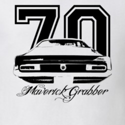 1970  MAVERICK GRABBER Rear View With Year Light Shirt