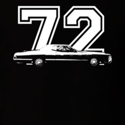 1972 MERCURY MONTEREY Side View With Year Dark Shirt
