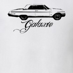1962  GALAXIE Side View With Model Name T Shirt