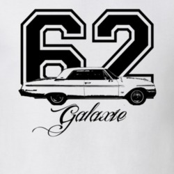 1962  GALAXIE Side View With Year and Model Name Light Shirt