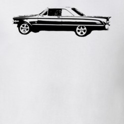 1963 MERCURY COMET Side View Light Shirt