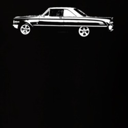 1963 MERCURY COMET Side View Dark Shirt