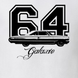 1964  GALAXIE Side View With Year And Model Name Light Shirt